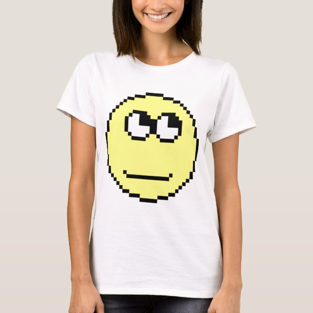 Rullande ögaEmoticon T-shirt (Framsida)