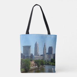 Rullande på floden Cleveland Tote Bag Tygkasse