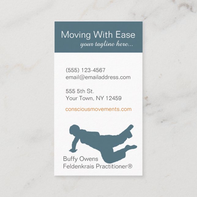 Rullande på repetitionvisitkortar visitkort (Baksida)