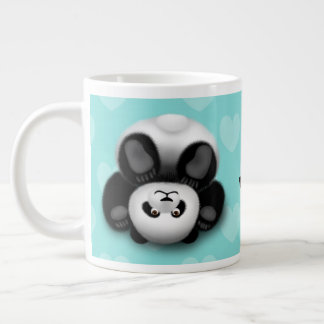 Rullande Panda Giant Coffee Mugg Jumbo Mugg
