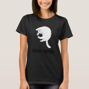 Rullande råttor, kattkonfektionshatt Pappa Cat Mam T Shirt