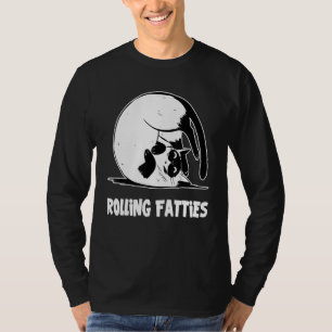 Rullande råttor, kattkonfektionshatt Pappa Cat Mam T Shirt