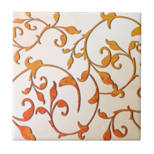 Rullande rost kakelplatta (Framsidan)