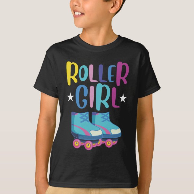 Rullande Skater, fardotter Skalerbläddring T Shirt (Framsida)