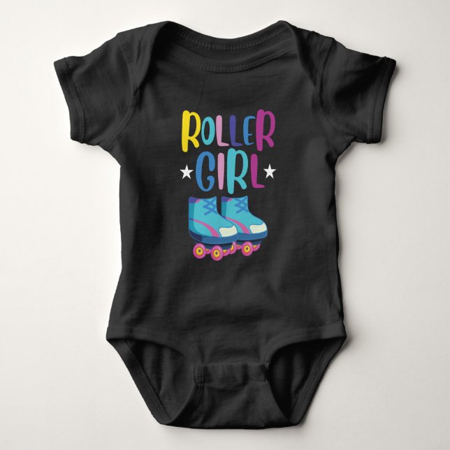 Rullande Skater, fardotter Skalerbläddring T Shirt (Framsida)