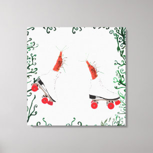 Rullande skevning, väggkonst canvastryck