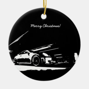 Rullande skjuten julprydnad för Coupe G35 Julgransprydnad Keramik