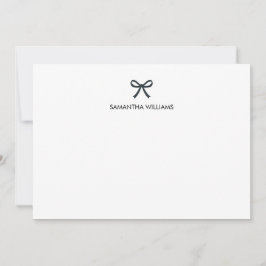 Rullande Snyggt Girly Monogram Namn-skript, menyfl Anteckningskort