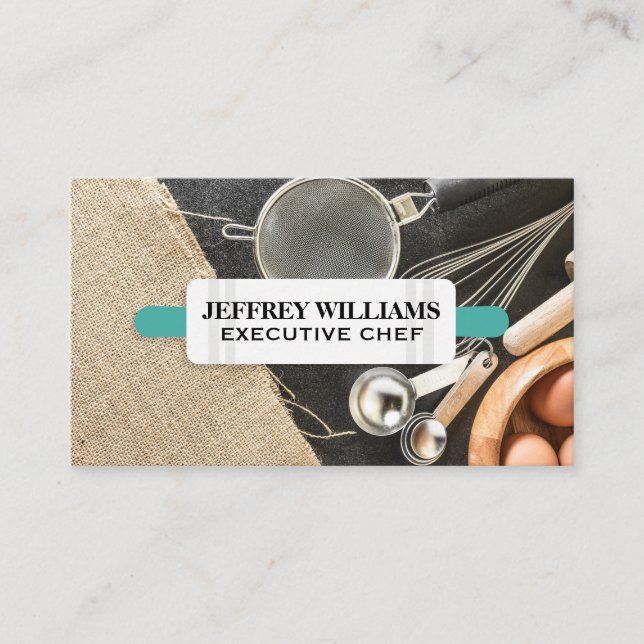 Rullande stift | Konfektionsingredienser Visitkort (Framsida)