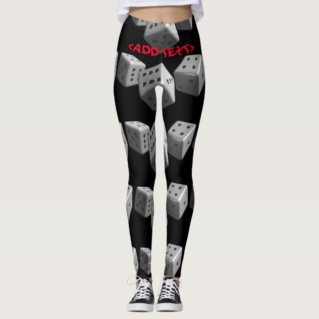 Rullande tärning leggings (Framsida)