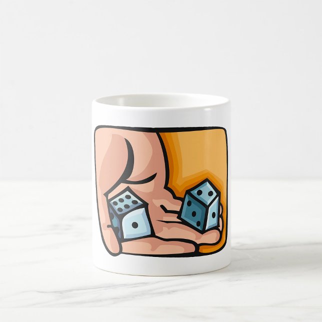 Rullande Tärningar Kaffemugg (Skapare uppladdad)