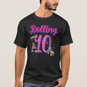 Rullande till 10 dagars pojkens roller Skate Bd T Shirt