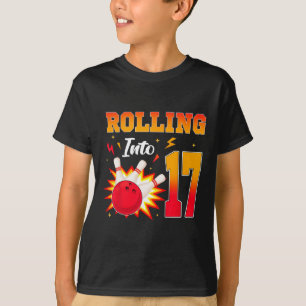 Rullande till 17 Födelsedagsfest med 17 års ålder T Shirt