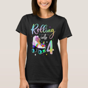 Rullande till 4 års gammal fågeldagskutt Skating G T Shirt
