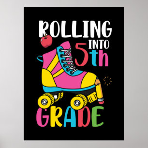 Rullande till femte Klass Poster