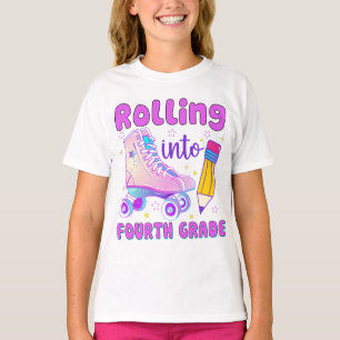 Rullande till fjärde Klass Roller Sking T Shirt