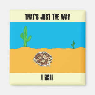 Rullande Tumbleweedmagnet Magnet