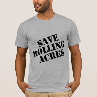 Rullande tunnland för spara tee shirt