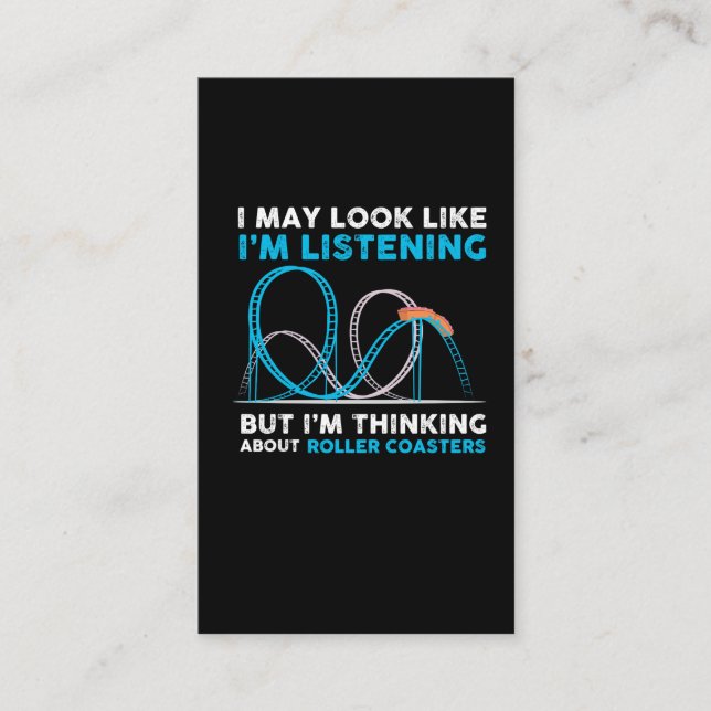 Rullande Underlägg - Temaparksdesign Visitkort (Framsida)