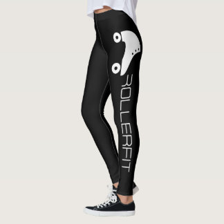 RullandeAnpassa - Svart fjädring Leggings