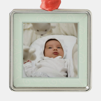 Rullaprydnad (grönt) julgransprydnad metall