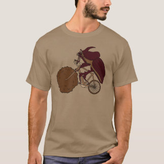 Rullar den utskjutande ridningcykeln för dynga med t shirt