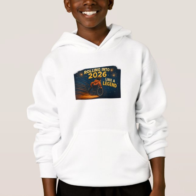 Rullar in i 2026 som en legend rullstol pride t shirt (Framsida)