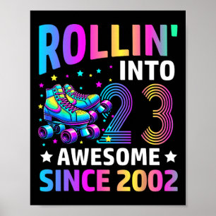 Rullar in i 23 år gammal åker 23-årsdag Gif Poster