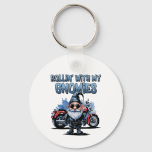 Rullar Med Min Gnomcykel Nyckelring
