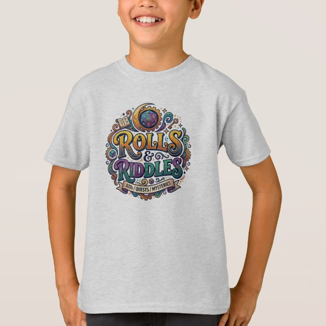 Rullar och Gåtor T Shirt (Framsida)