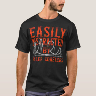 Rullar Underlägg Amusement Park som lätt distraher T Shirt