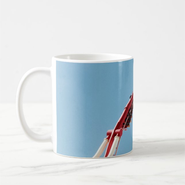 Rullar underlägg på morgonen kaffemugg (Vänster)