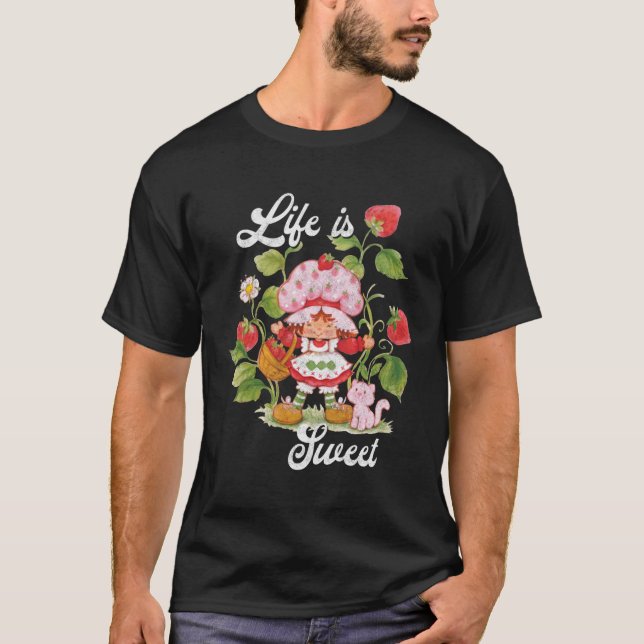 Rullårbärsskorpan Life är sötat Berry Garden T Shirt (Framsida)