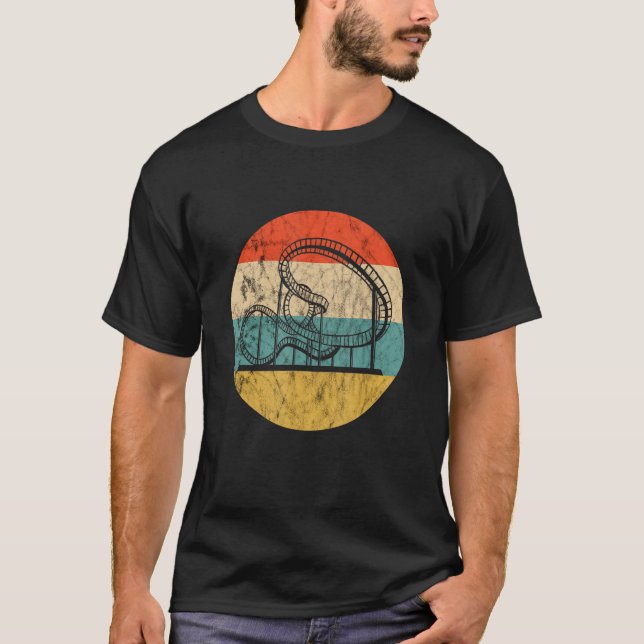 Rullare Underlägg Loop Extreme Ride Thrillacher Re T Shirt (Framsida)