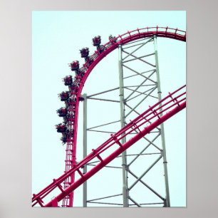 Rullare Underlägg X2 6 Flaggor Magic Mountain Poster