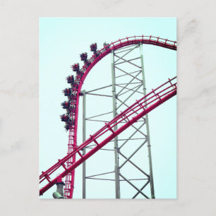 Rullare Underlägg X2 6 Flaggor Magic Mountain Vykort