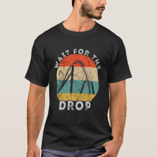 Rullaren Underlägg Retro-Vintagen vänta på fallbil T Shirt