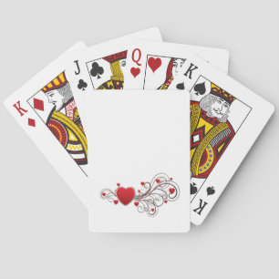 Rullat hjärta spel kort