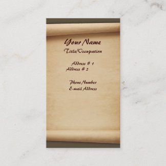 Rullavisitkortar Visitkort