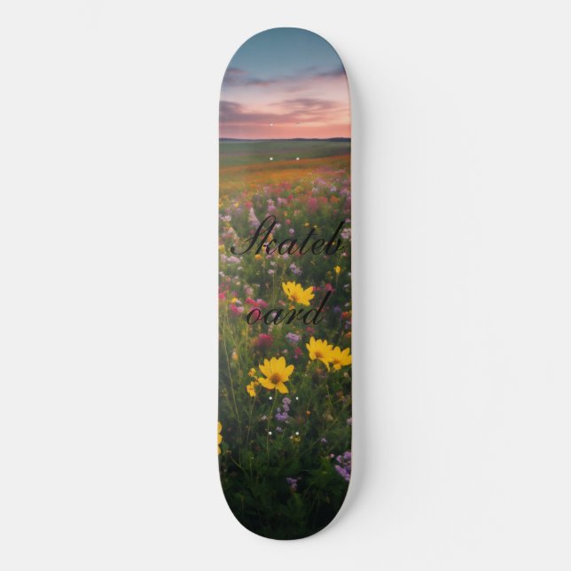Rullbräda Mini Skateboard Bräda 18,5 Cm (Framsida)