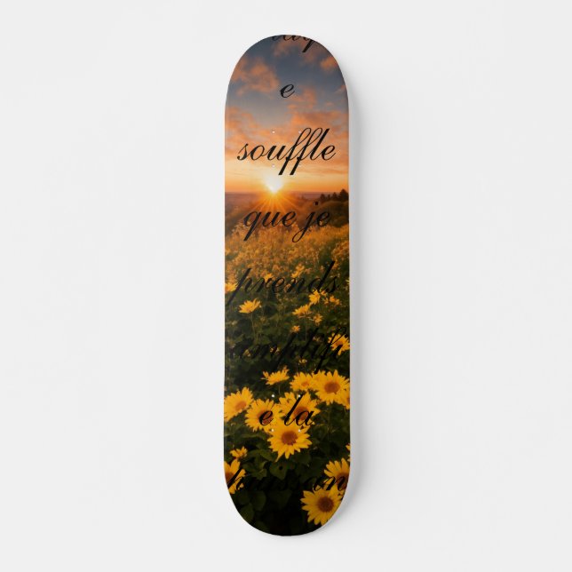 Rullbräda Mini Skateboard Bräda 18,5 Cm (Framsida)