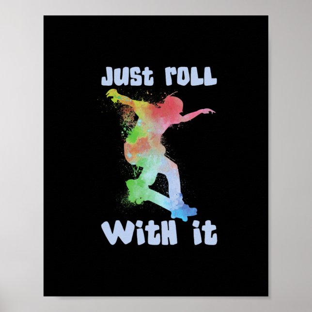 Rullbräda Rullbrädare - Rullbrädis Rullare  Poster (Framsidan)