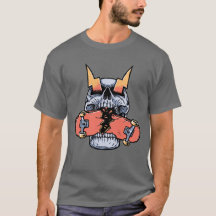 Rullbräda Skalle T-shirt Pojkar Tonåringar Street