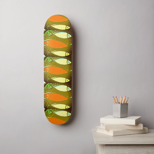 RULLBRÄDA STIL OCH DESIGN MINI SKATEBOARD BRÄDA 18,5 CM (Väggkonst)