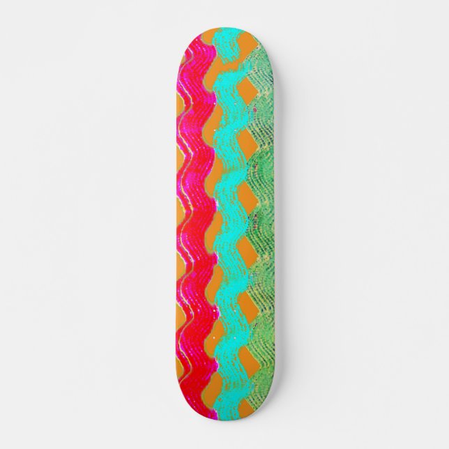 RULLBRÄDA STIL OCH DESIGN MINI SKATEBOARD BRÄDA 18,5 CM (Framsida)