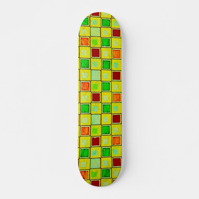 RULLBRÄDA STIL OCH DESIGN MINI SKATEBOARD BRÄDA 18,5 CM (Framsida)
