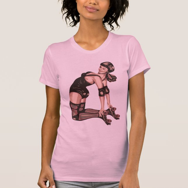 rullderby Diva T Shirt (Framsida)