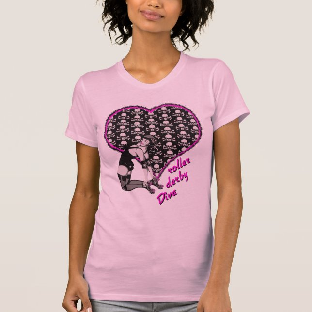 rullderby Diva T-shirt (Framsida)