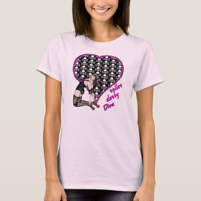 rullderby Diva T-shirt (Framsida)