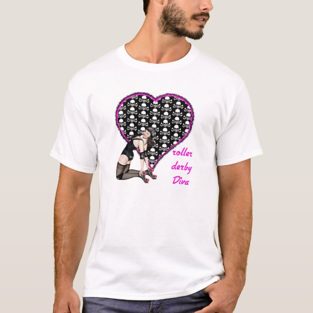 rullderby Diva Tee Shirt (Framsida)